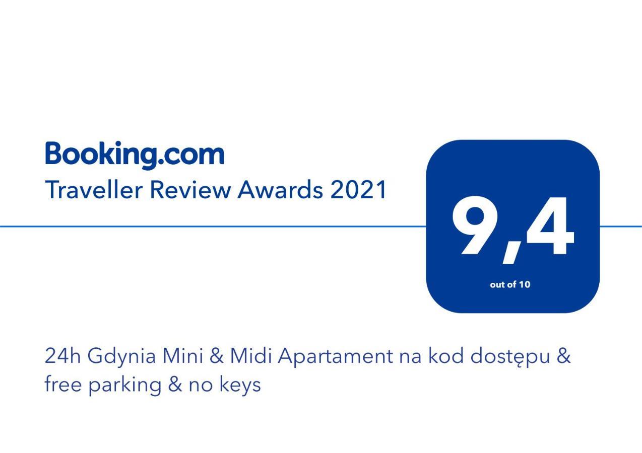 24H Gdynia Mini Apartamenty Na Kod Dostepu & Free Parking & No Keys Exterior photo